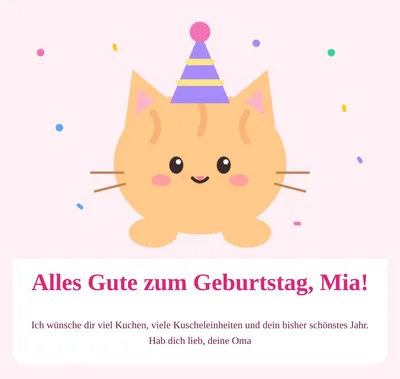 Geburtstagskarte
