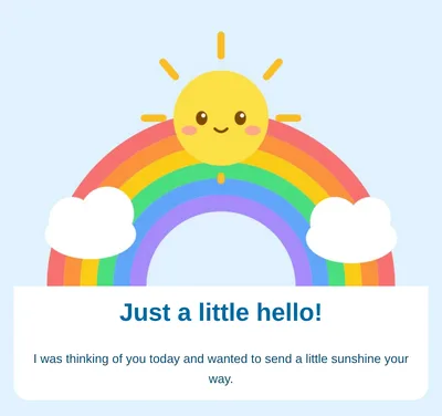 Just saying hello