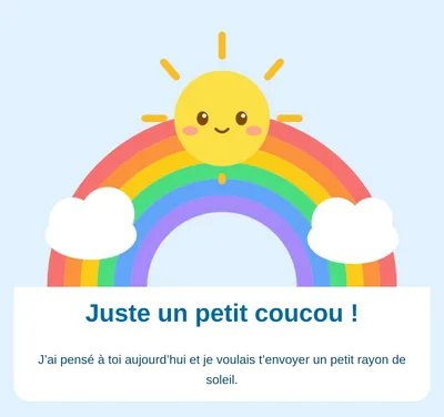 Juste un petit coucou