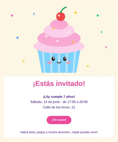 Invitación de fiesta