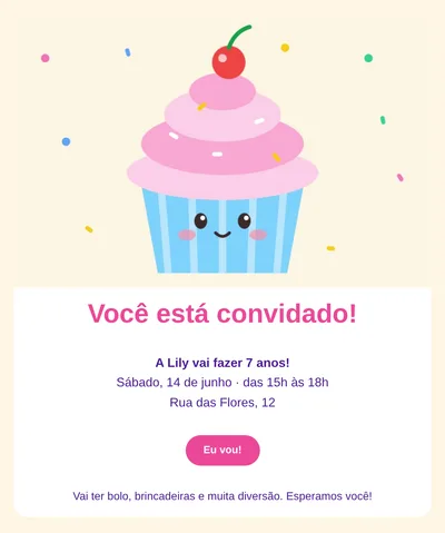 Convite de festa