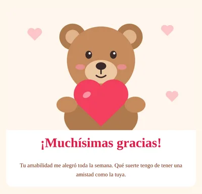 Nota de agradecimiento