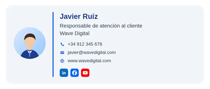 Tarjeta con foto